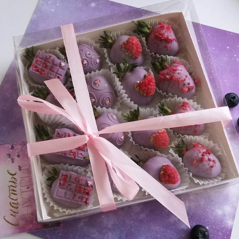 Набор клубники в шоколаде Фиолетовая муза
